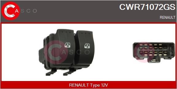 Casco CWR71072GS Кнопка склопідіймача CWR71072GS: Приваблива ціна - Купити у Польщі на 2407.PL!
