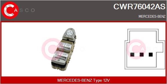 Casco CWR76042AS Блок кнопок склопідйомників CWR76042AS: Приваблива ціна - Купити у Польщі на 2407.PL!