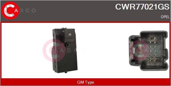 Casco CWR77021GS Power window button CWR77021GS: Buy near me in Poland at 2407.PL - Good price!
