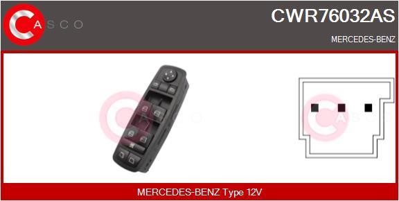 Casco CWR76032AS Блок кнопок склопідйомників CWR76032AS: Приваблива ціна - Купити у Польщі на 2407.PL!