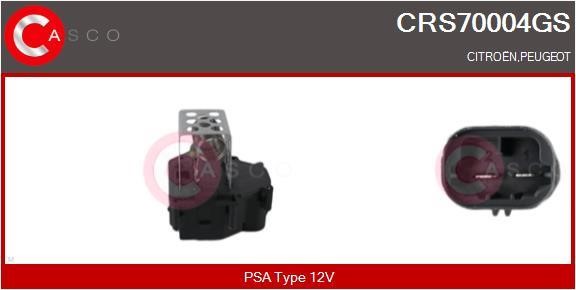 Casco CRS70004GS Vorwiderstand, Elektromotor-Kühlerlüfter CRS70004GS: Kaufen Sie zu einem guten Preis in Polen bei 2407.PL!