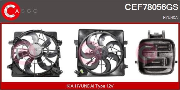 Casco CEF78056GS Электродвигатель, вентилятор радиатора CEF78056GS: Отличная цена - Купить в Польше на 2407.PL!