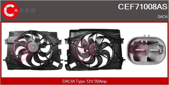 Casco CEF71008AS Електродвигун, вентилятор радіатора CEF71008AS: Приваблива ціна - Купити у Польщі на 2407.PL!