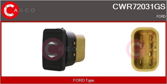 Casco CWR72031GS Кнопка стеклоподъёмника CWR72031GS: Отличная цена - Купить в Польше на 2407.PL!