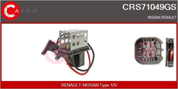 Casco CRS71049GS Резистор, компресор салону CRS71049GS: Приваблива ціна - Купити у Польщі на 2407.PL!