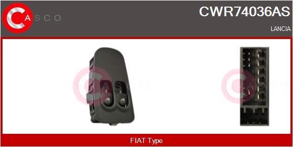 Casco CWR74036AS Power window button CWR74036AS: Buy near me at 2407.PL in Poland at an Affordable price!