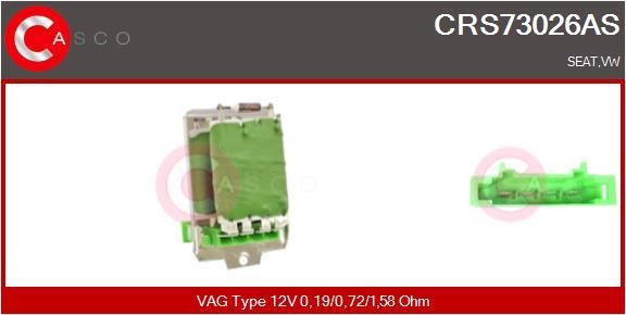 Casco CRS73026AS Резистор, компресор салону CRS73026AS: Приваблива ціна - Купити у Польщі на 2407.PL!
