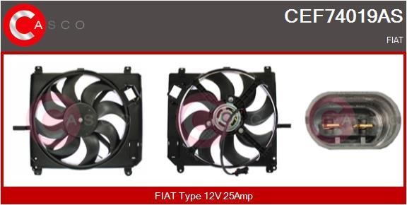 Casco CEF74019AS Electric Motor, radiator fan CEF74019AS: Buy near me at 2407.PL in Poland at an Affordable price!