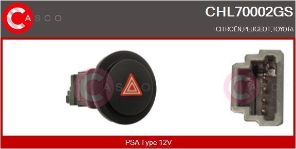 Casco CHL70002GS Кнопка аварийной сигнализации CHL70002GS: Отличная цена - Купить в Польше на 2407.PL!