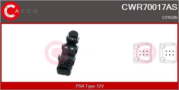 Casco CWR70017AS Блок кнопок склопідйомників CWR70017AS: Приваблива ціна - Купити у Польщі на 2407.PL!