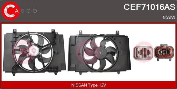 Casco CEF71016AS Electric Motor, radiator fan CEF71016AS: Buy near me in Poland at 2407.PL - Good price!