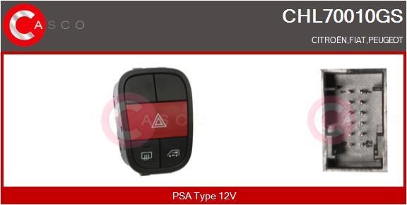 Casco CHL70010GS Кнопка аварийной сигнализации CHL70010GS: Отличная цена - Купить в Польше на 2407.PL!