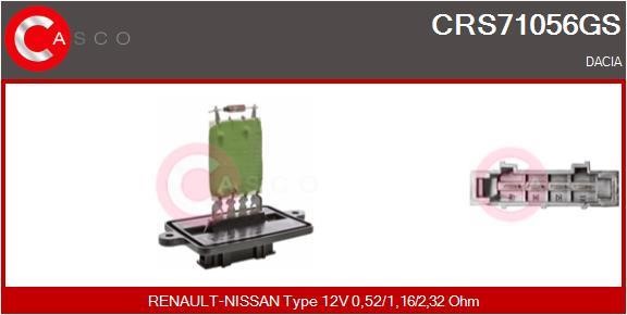 Casco CRS71056GS Резистор, компресор салону CRS71056GS: Купити у Польщі - Добра ціна на 2407.PL!