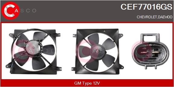 Casco CEF77016GS Electric Motor, radiator fan CEF77016GS: Buy near me at 2407.PL in Poland at an Affordable price!