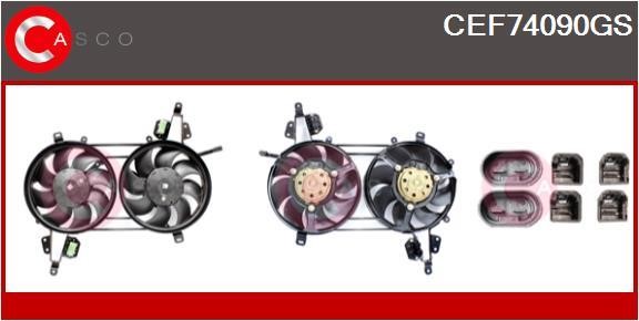 Casco CEF74090GS Electric Motor, radiator fan CEF74090GS: Buy near me in Poland at 2407.PL - Good price!