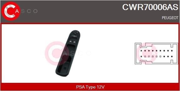 Casco CWR70006AS Window regulator button block CWR70006AS: Buy near me in Poland at 2407.PL - Good price!