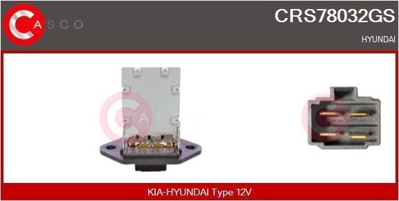 Casco CRS78032GS Резистор, компресор салону CRS78032GS: Приваблива ціна - Купити у Польщі на 2407.PL!