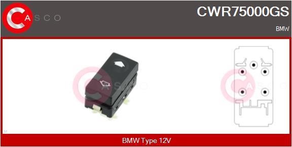 Casco CWR75000GS Blok przycisków podnośnika szyby CWR75000GS: Dobra cena w Polsce na 2407.PL - Kup Teraz!