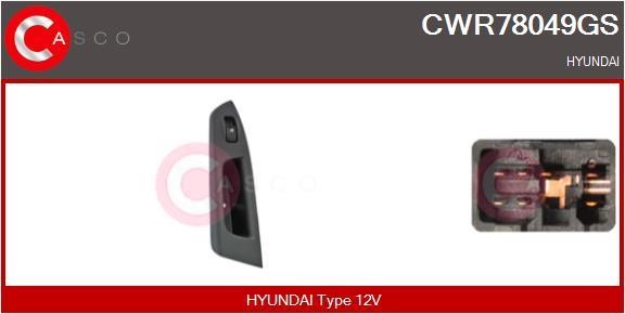 Casco CWR78049GS Przycisk podnośnika szyby CWR78049GS: Dobra cena w Polsce na 2407.PL - Kup Teraz!
