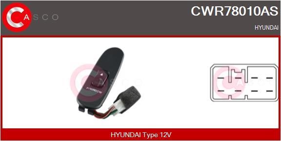 Casco CWR78010AS Power window button CWR78010AS: Buy near me in Poland at 2407.PL - Good price!