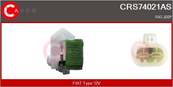 Casco CRS74021AS Дополнительный резистор, электромотор - вентилятор радиатора CRS74021AS: Отличная цена - Купить в Польше на 2407.PL!