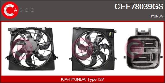 Casco CEF78039GS Electric Motor, radiator fan CEF78039GS: Buy near me in Poland at 2407.PL - Good price!