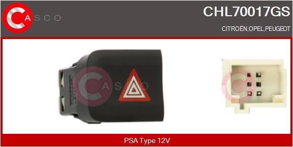 Casco CHL70017GS Кнопка аварийной сигнализации CHL70017GS: Отличная цена - Купить в Польше на 2407.PL!