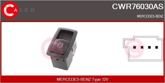 Casco CWR76030AS Кнопка склопідіймача CWR76030AS: Приваблива ціна - Купити у Польщі на 2407.PL!