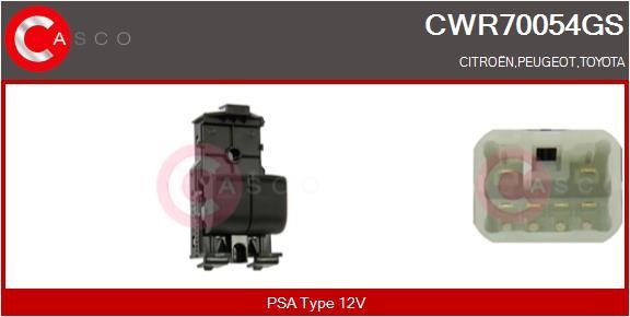 Casco CWR70054GS Power window button CWR70054GS: Buy near me in Poland at 2407.PL - Good price!