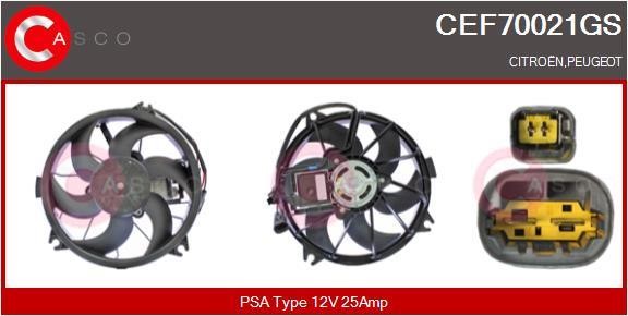 Casco CEF70021GS Электродвигатель, вентилятор радиатора CEF70021GS: Отличная цена - Купить в Польше на 2407.PL!