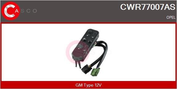 Casco CWR77007AS Window regulator button block CWR77007AS: Buy near me at 2407.PL in Poland at an Affordable price!