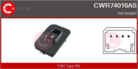 Casco CWR74016AS Кнопка стеклоподъёмника CWR74016AS: Отличная цена - Купить в Польше на 2407.PL!