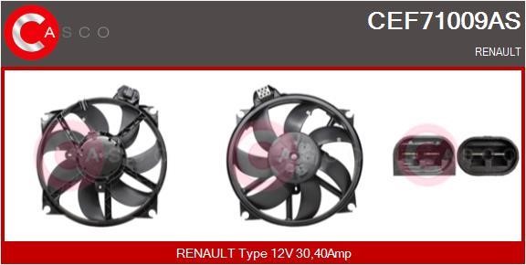 Casco CEF71009AS Electric Motor, radiator fan CEF71009AS: Buy near me in Poland at 2407.PL - Good price!