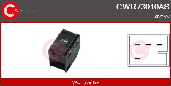 Casco CWR73010AS Power window button CWR73010AS: Buy near me in Poland at 2407.PL - Good price!