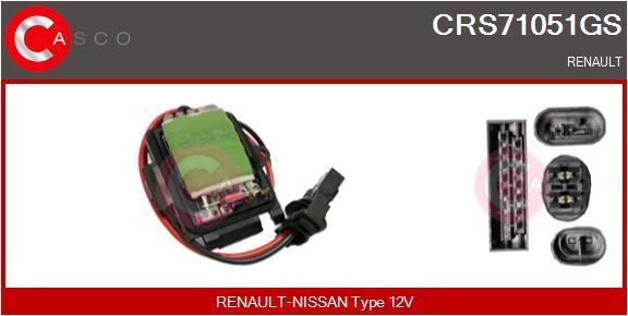 Casco CRS71051GS Resistor, interior blower CRS71051GS: Buy near me at 2407.PL in Poland at an Affordable price!
