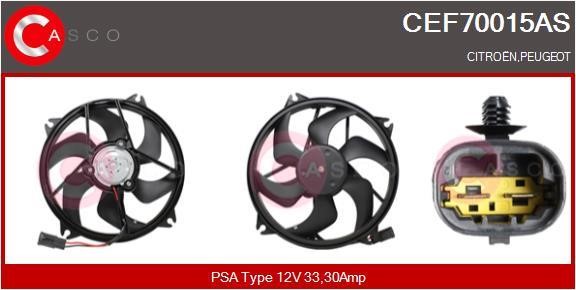 Casco CEF70015AS Электродвигатель, вентилятор радиатора CEF70015AS: Отличная цена - Купить в Польше на 2407.PL!