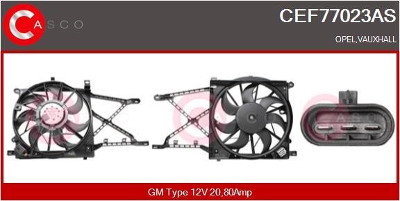 Casco CEF77023AS Electric Motor, radiator fan CEF77023AS: Buy near me at 2407.PL in Poland at an Affordable price!