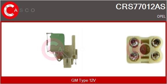 Casco CRS77012AS Дополнительный резистор, электромотор - вентилятор радиатора CRS77012AS: Отличная цена - Купить в Польше на 2407.PL!