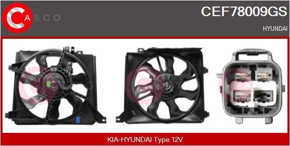 Casco CEF78009GS Electric Motor, radiator fan CEF78009GS: Buy near me in Poland at 2407.PL - Good price!