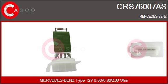 Casco CRS76007AS Резистор, компресор салону CRS76007AS: Приваблива ціна - Купити у Польщі на 2407.PL!