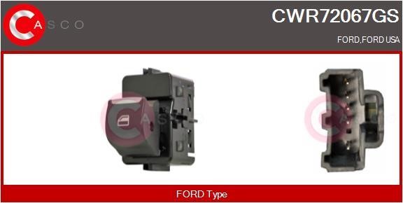 Casco CWR72067GS Power window button CWR72067GS: Buy near me in Poland at 2407.PL - Good price!
