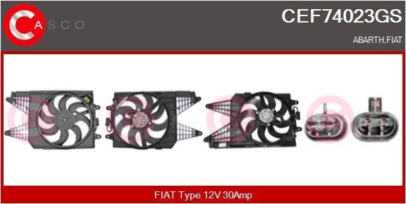 Casco CEF74023GS Электродвигатель, вентилятор радиатора CEF74023GS: Отличная цена - Купить в Польше на 2407.PL!