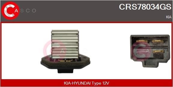 Casco CRS78034GS Резистор, компресор салону CRS78034GS: Купити у Польщі - Добра ціна на 2407.PL!