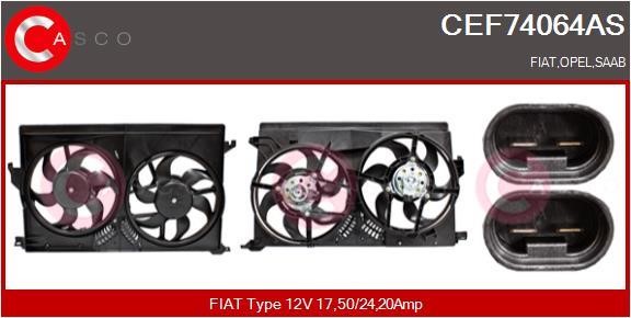 Casco CEF74064AS Electric Motor, radiator fan CEF74064AS: Buy near me in Poland at 2407.PL - Good price!