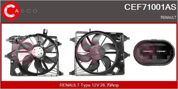 Casco CEF71001AS Електродвигун, вентилятор радіатора CEF71001AS: Приваблива ціна - Купити у Польщі на 2407.PL!
