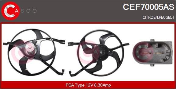 Casco CEF70005AS Electric Motor, radiator fan CEF70005AS: Buy near me at 2407.PL in Poland at an Affordable price!
