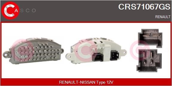Casco CRS71067GS Сопротивление, вентилятор салона CRS71067GS: Отличная цена - Купить в Польше на 2407.PL!