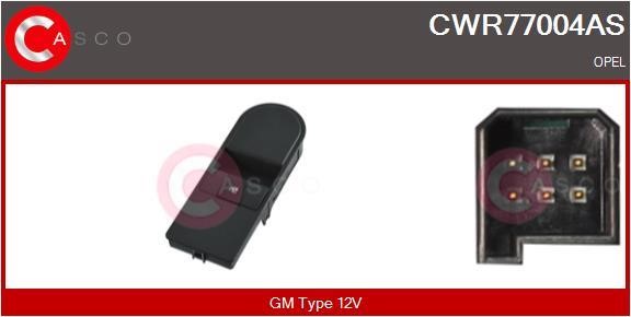 Casco CWR77004AS Power window button CWR77004AS: Buy near me in Poland at 2407.PL - Good price!