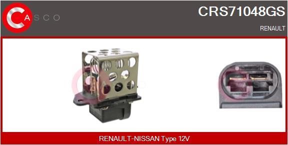 Casco CRS71048GS Pre-resistor, electro motor radiator fan CRS71048GS: Buy near me at 2407.PL in Poland at an Affordable price!