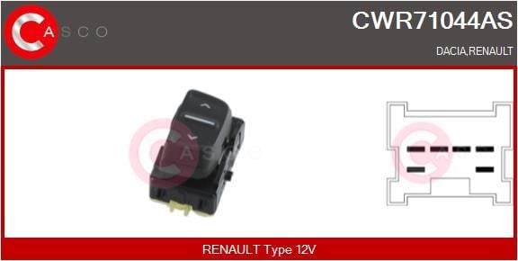 Casco CWR71044AS Кнопка склопідіймача CWR71044AS: Приваблива ціна - Купити у Польщі на 2407.PL!